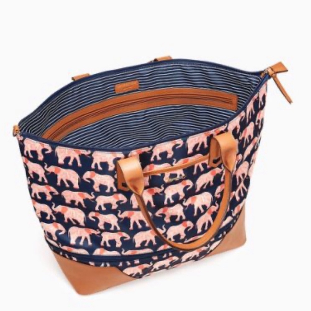 Stella and Dot Elephant Weekender Bag